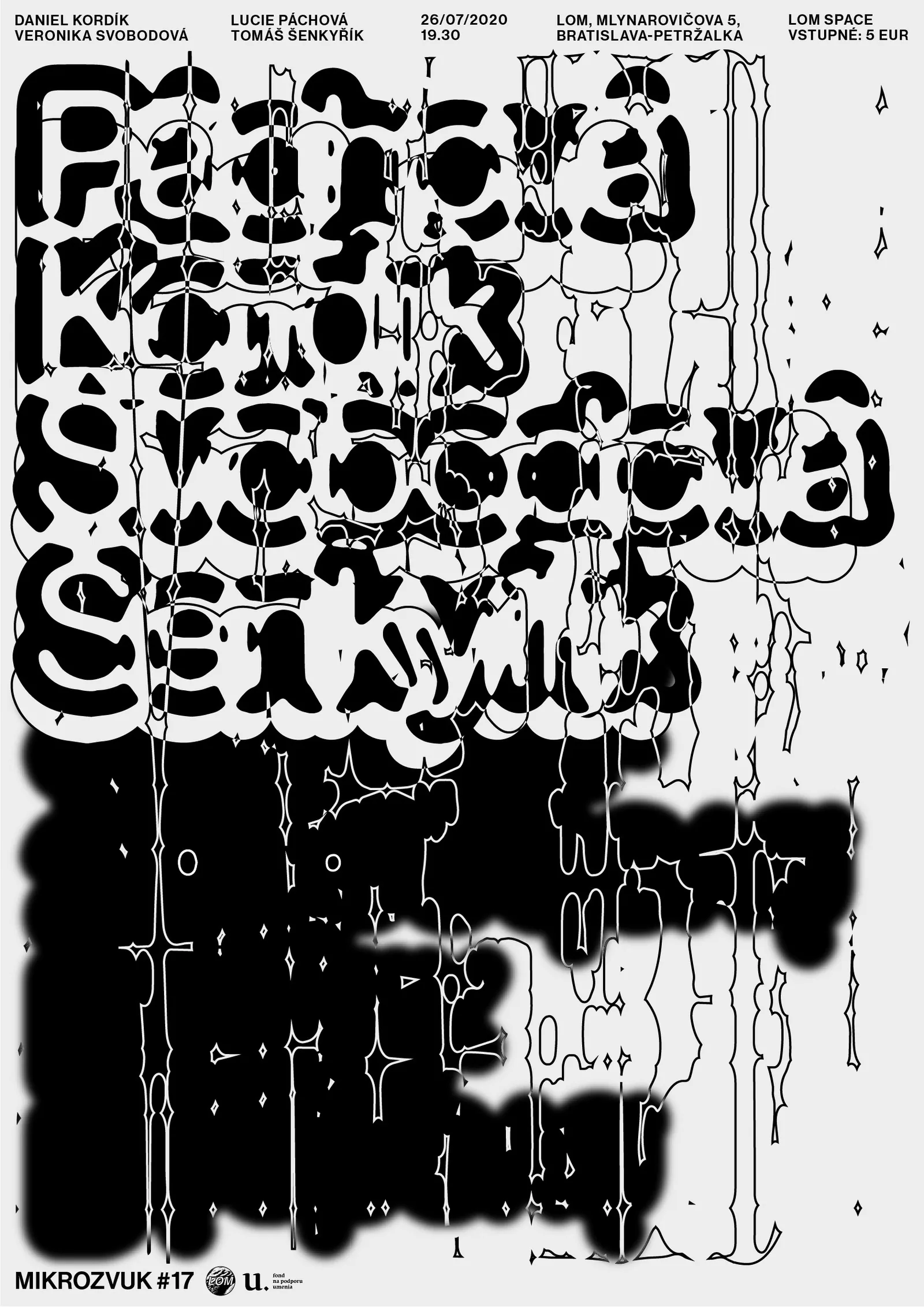 Mikrozvuk #15: Kordík, Páchová, Šenkyřík, Svobodová poster