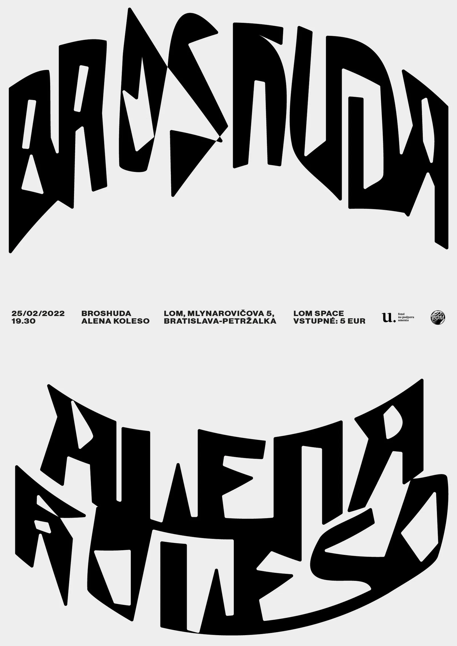 Mikrozvuk #22: Alena Koleso, Broshuda poster