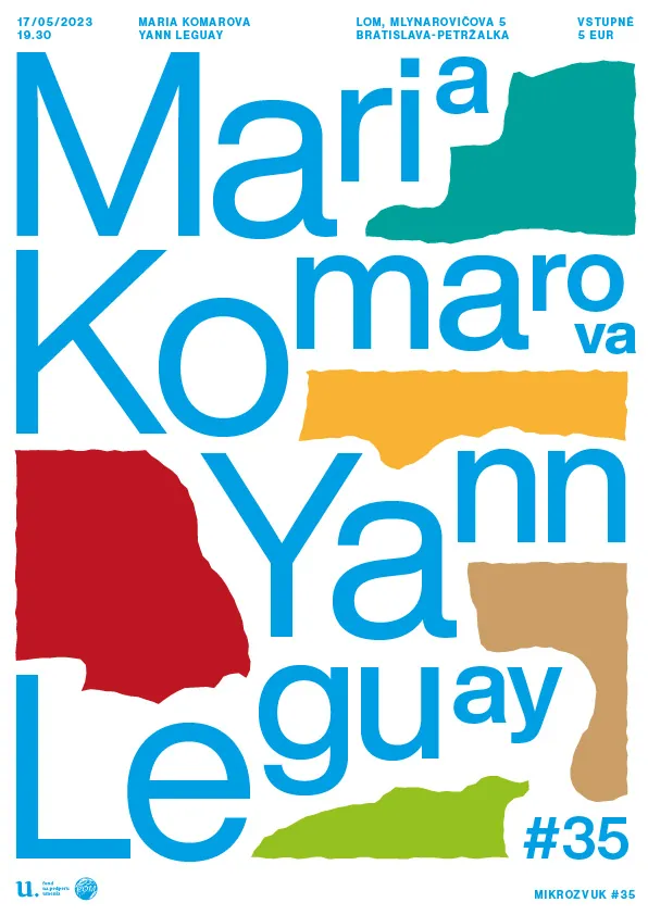 Mikrozvuk #35: Maria Komarova, Yann Leguay poster