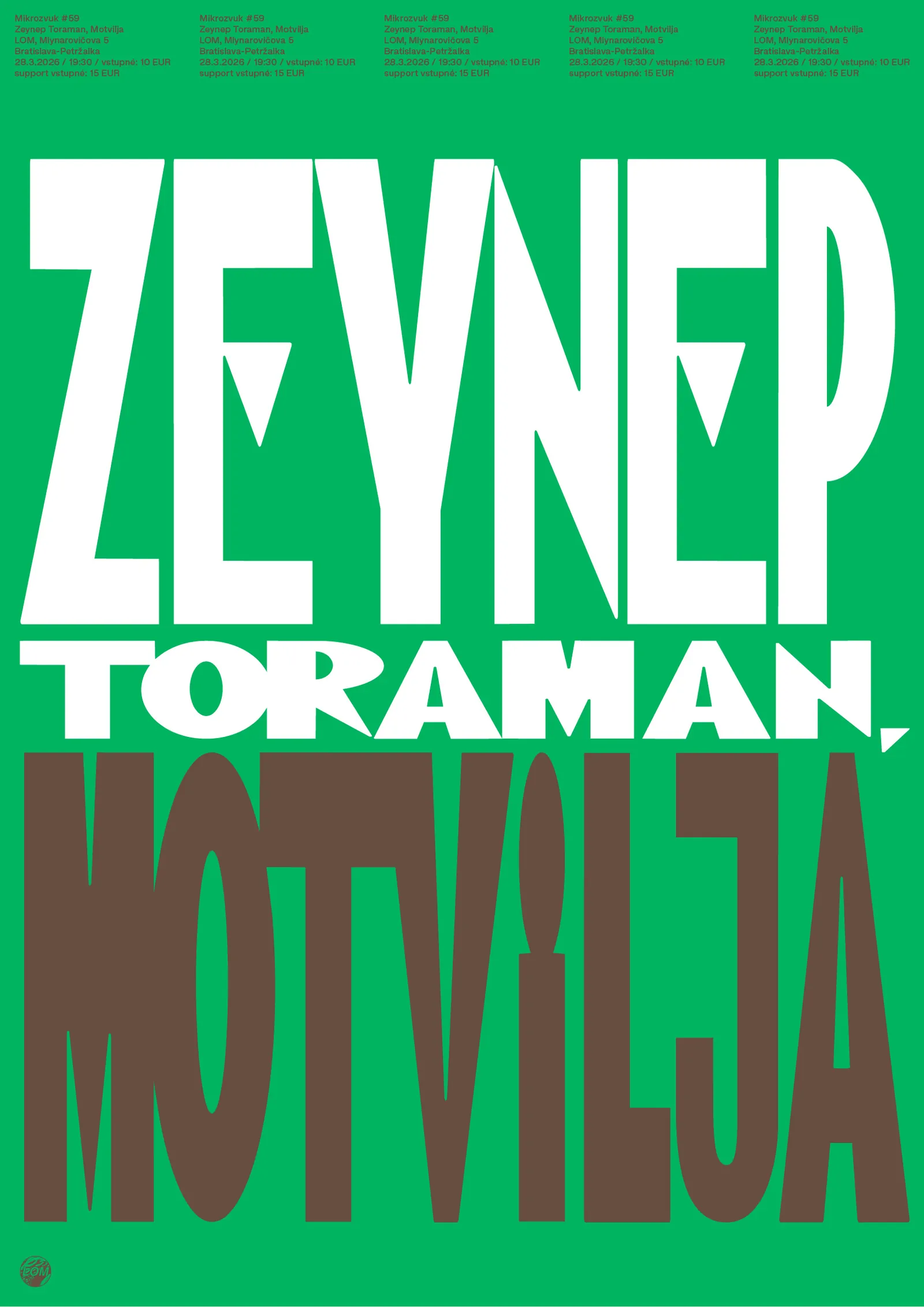 Mikrozvuk #59: Zeynep Toraman / Motvilja poster