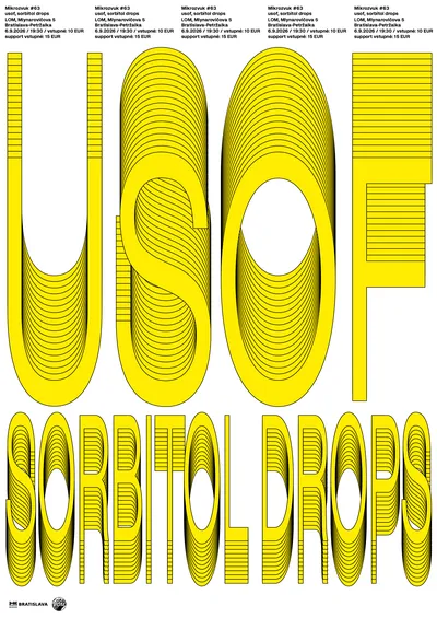 Mikrozvuk #63: usof, sorbitol drops poster